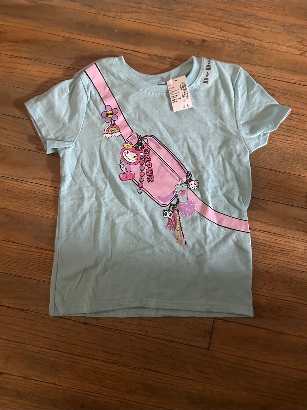 The Children' Place Light Blue and pink tee